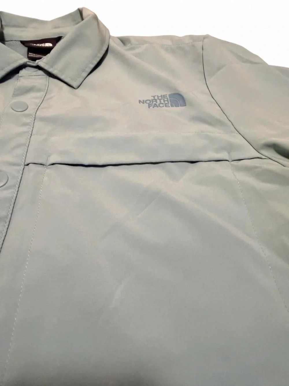 The North Face Light Sage Green Logo Pullover